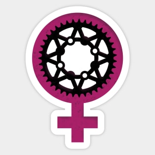 Chain Ring Girl Power 3 Sticker